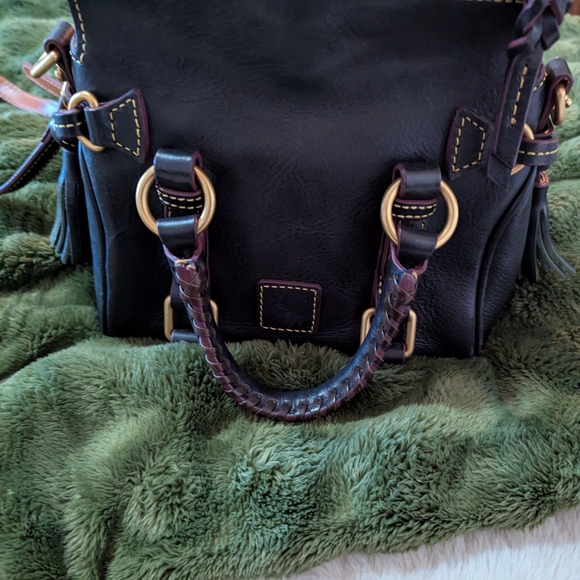 Dooney & Bourke Black Mini Bag with Gold Accents - Picture 2 of 8